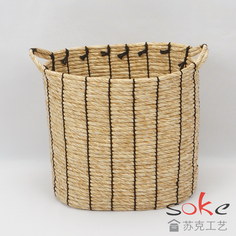 Paper String Hand-made Storage Basket 