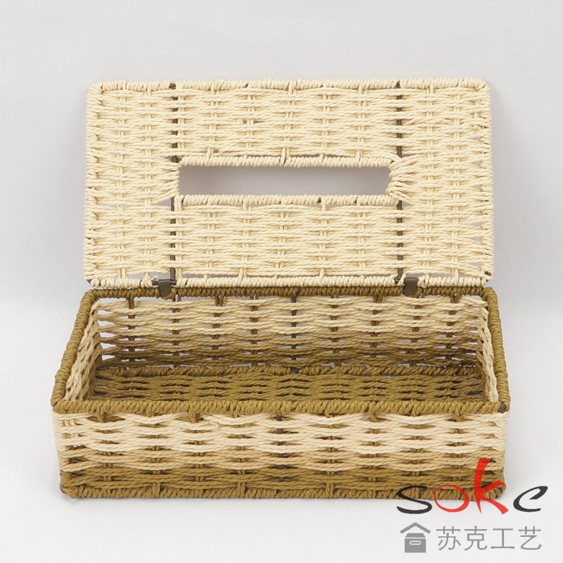 Paper woven Tissue Box