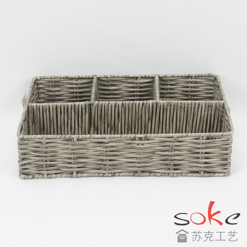 PE Pipe Woven Storage Basket