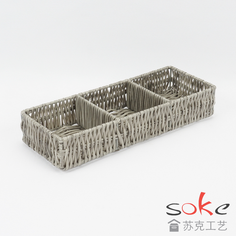PE Pipe Woven Storage Basket