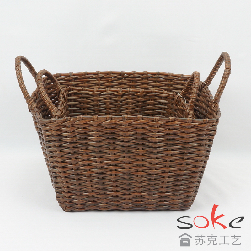 PE Pipe Woven Storage Basket