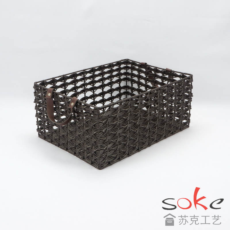 PE Pipe Woven Storage Basket