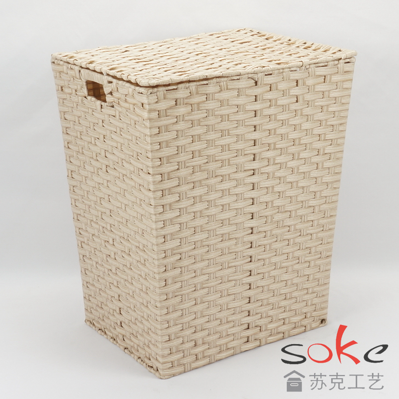 PE Rattan Woven Hamper / Laundry basket