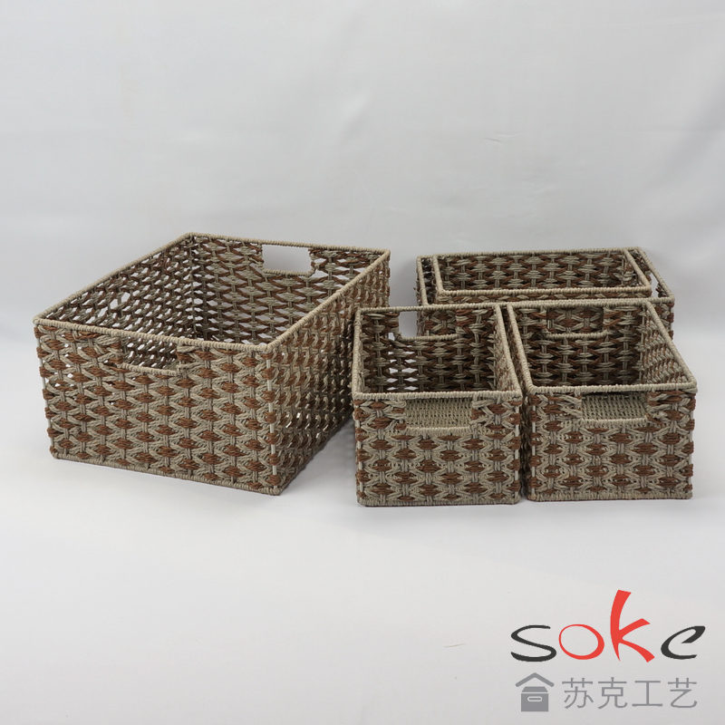 Paper String Hand-made Storage basket