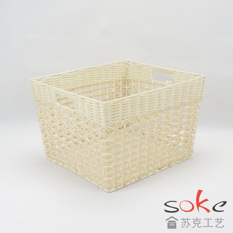 PE Pipe Woven Storage Basket
