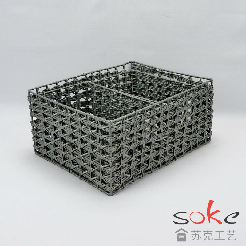 PE Pipe Woven Storage Basket