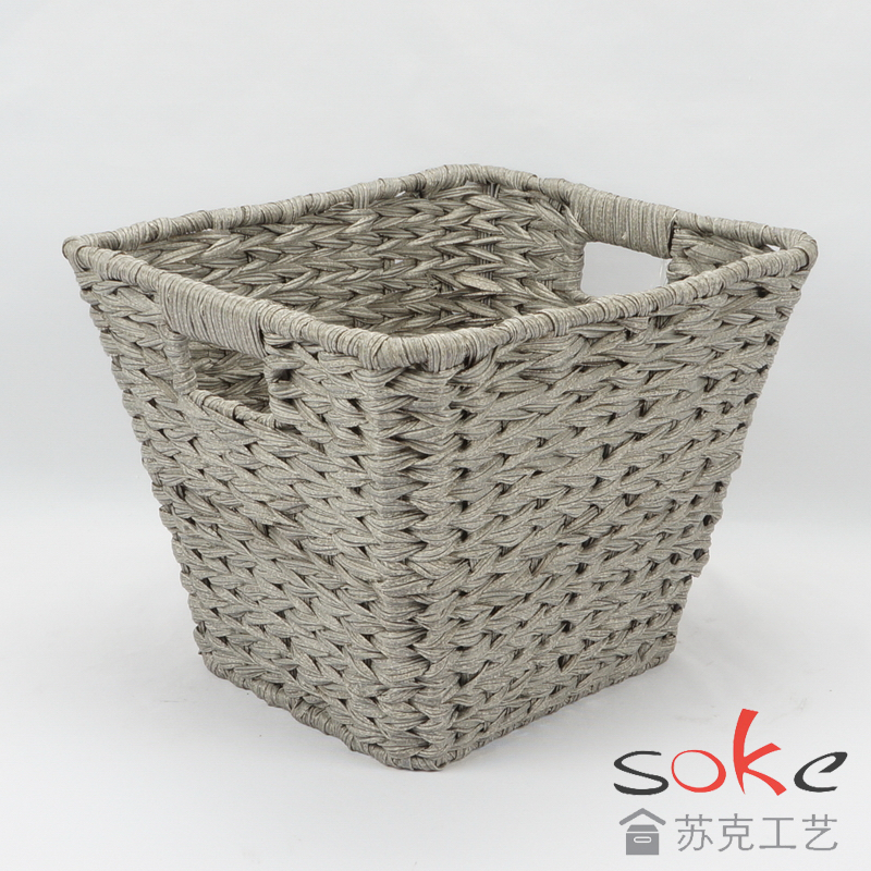 PE Rattan Woven Storage Basket