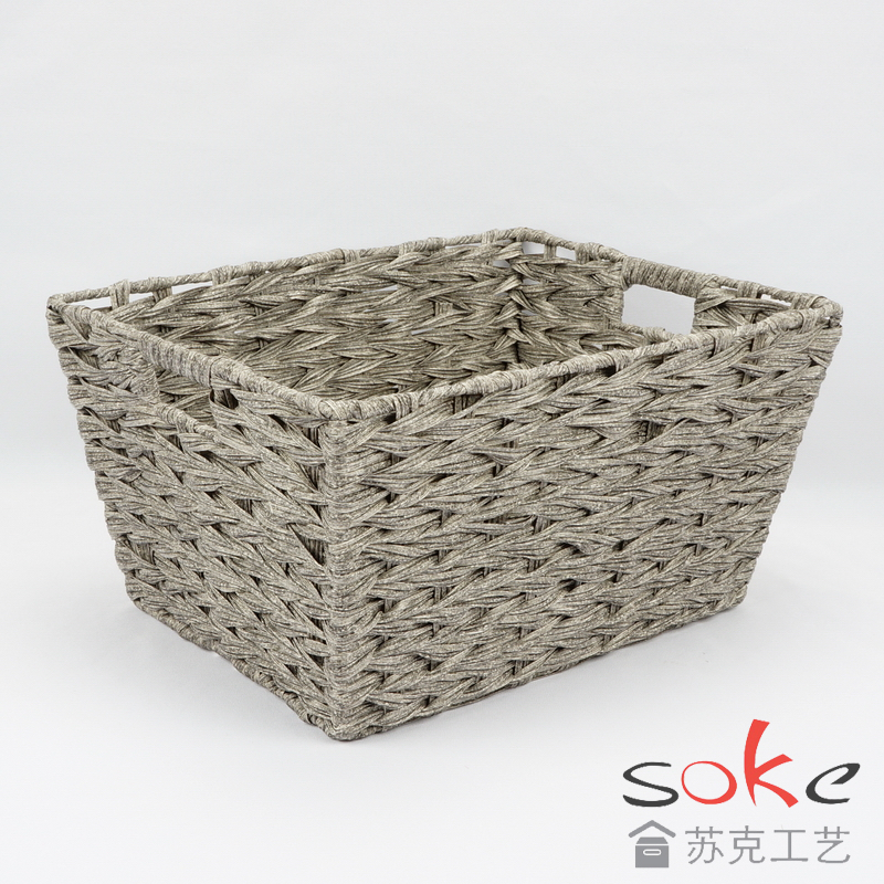 PE Rattan Woven Storage Basket