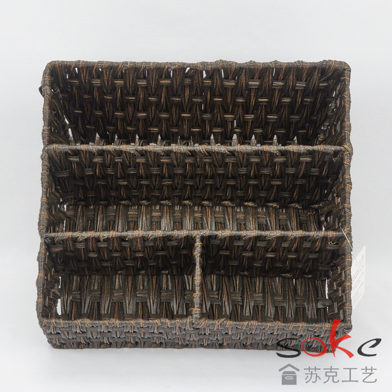 PE Rattan Woven Storage Basket