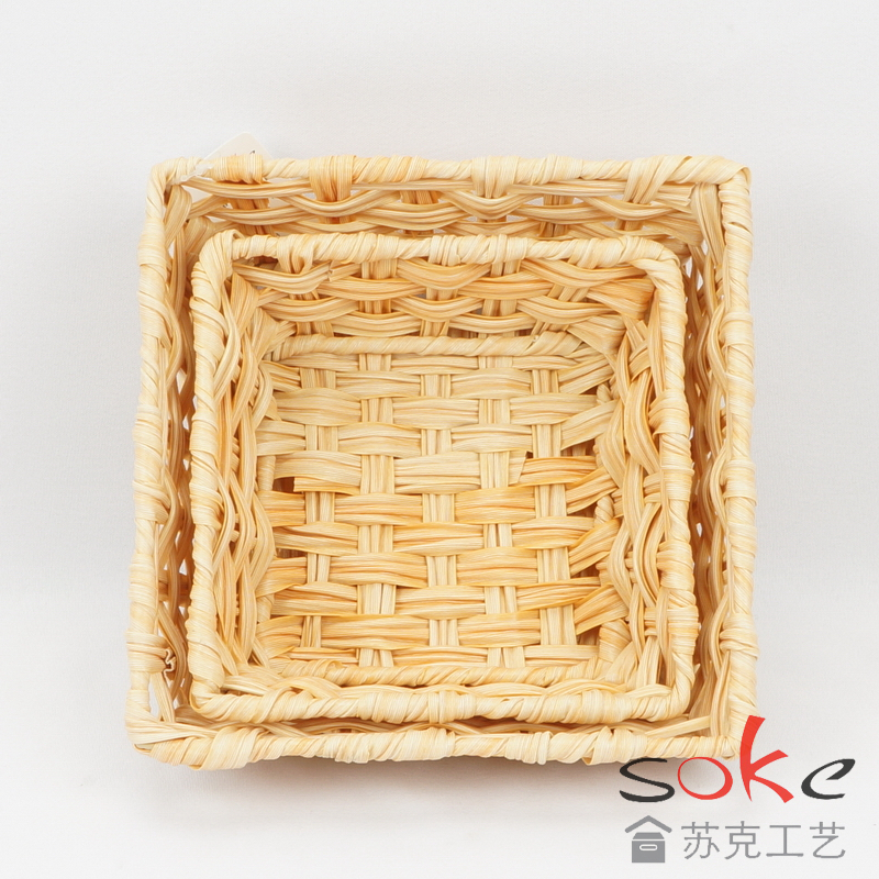 PE Rattan Woven Storage Basket