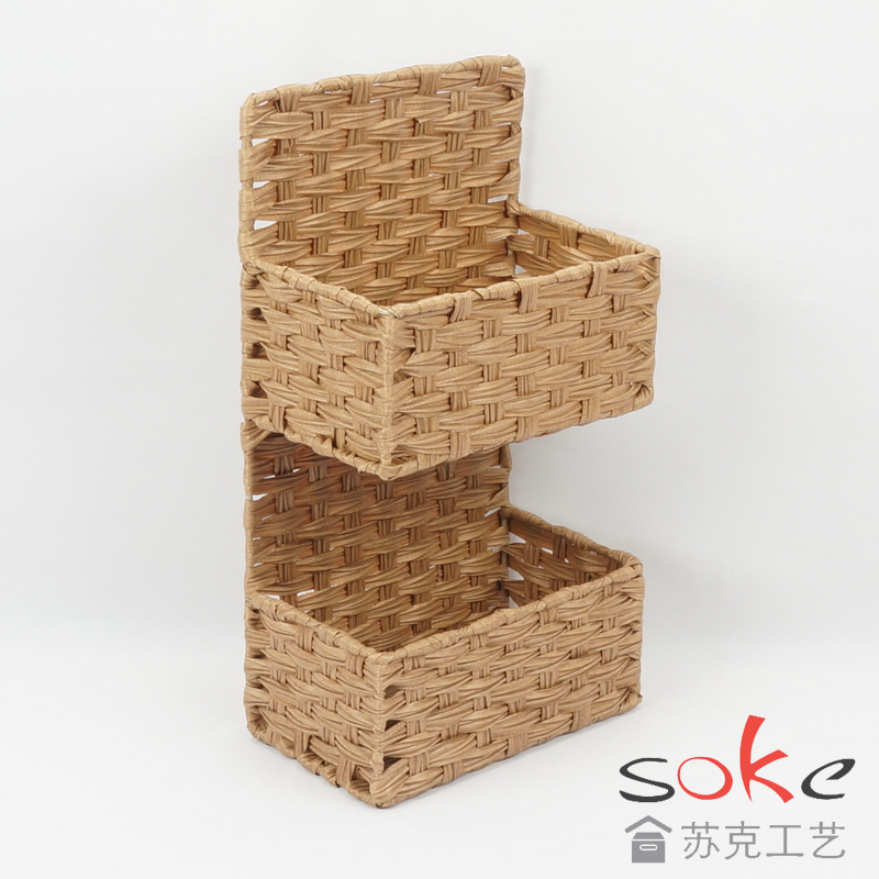 PE Rattan Woven Hanging Basket