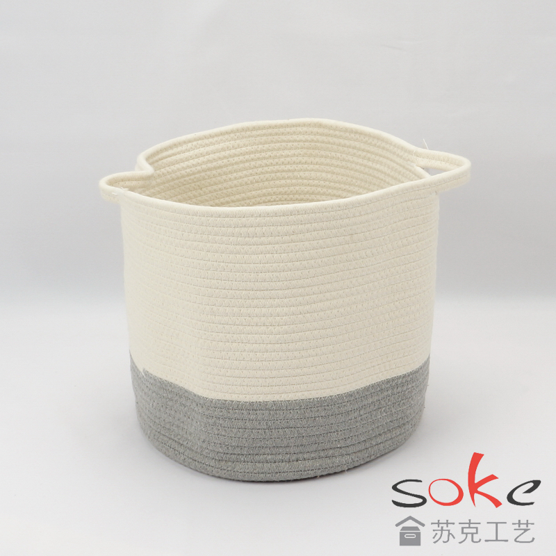 Cotton Rope storage Basket 