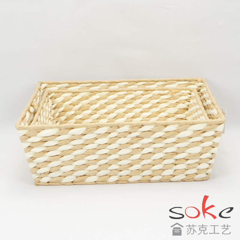 Paper String Hand-made Storage Basket 