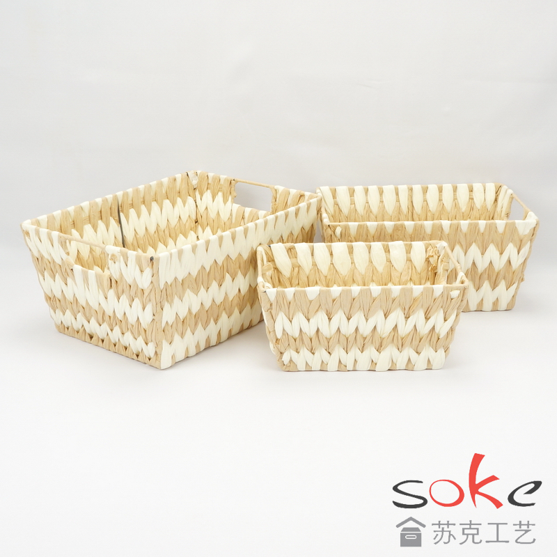 Paper String Hand-made Storage Basket 