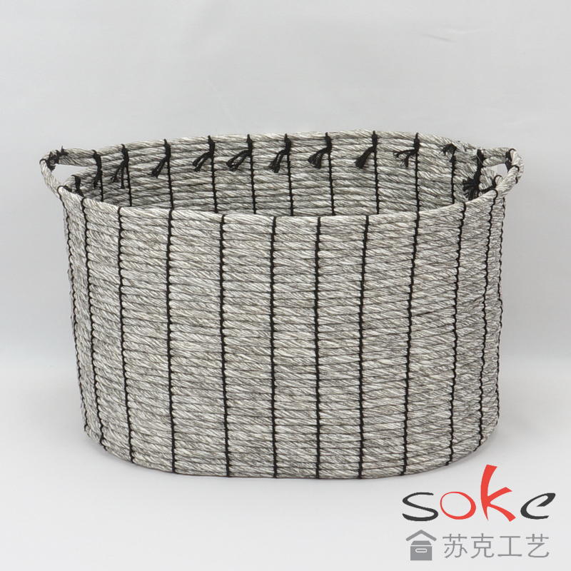 Paper String Hand-made Storage Basket 