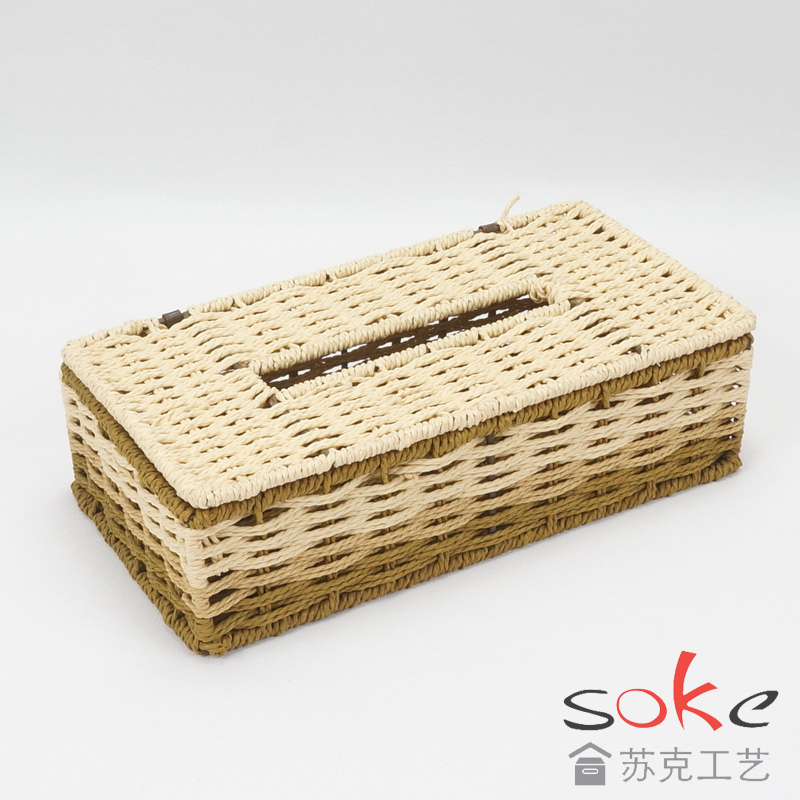 Paper woven Tissue Box