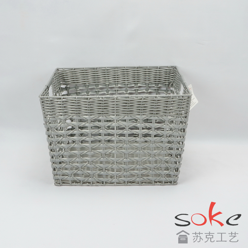 PE Pipe Woven Storage Basket