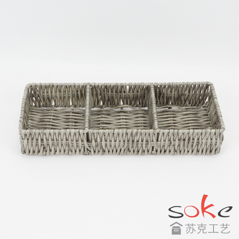 PE Pipe Woven Storage Basket