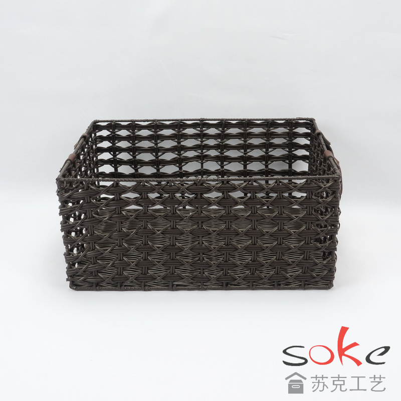 PE Pipe Woven Storage Basket