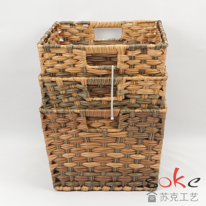 PE Rattan Woven Storage Basket
