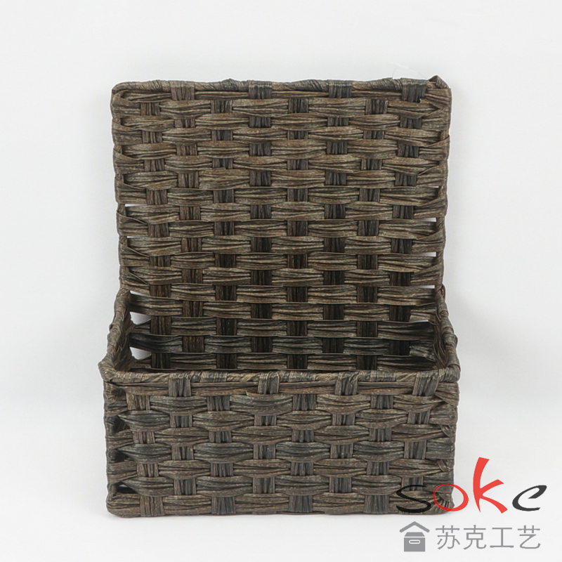 PE Rattan Woven Hanging Basket