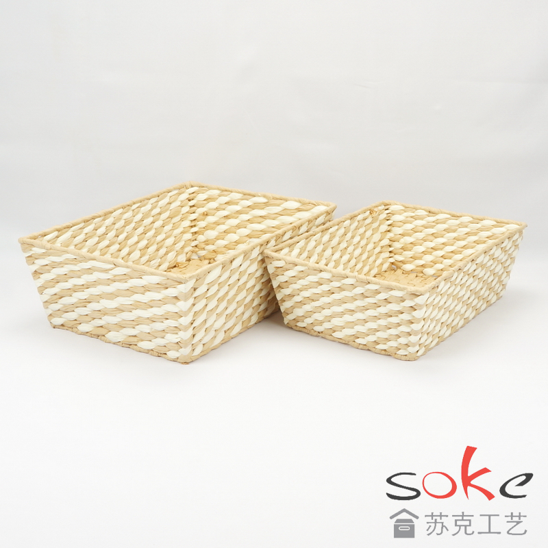 Paper String Hand-made Storage Basket 