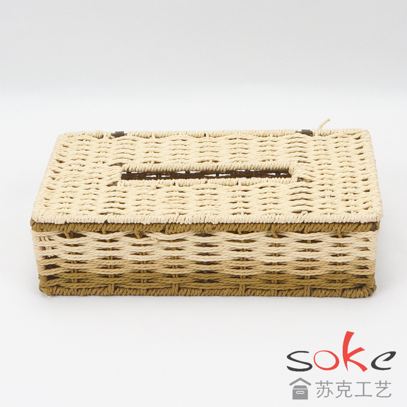 Paper woven Tissue Box