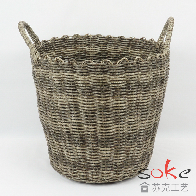 PE Pipe Woven Storage Basket