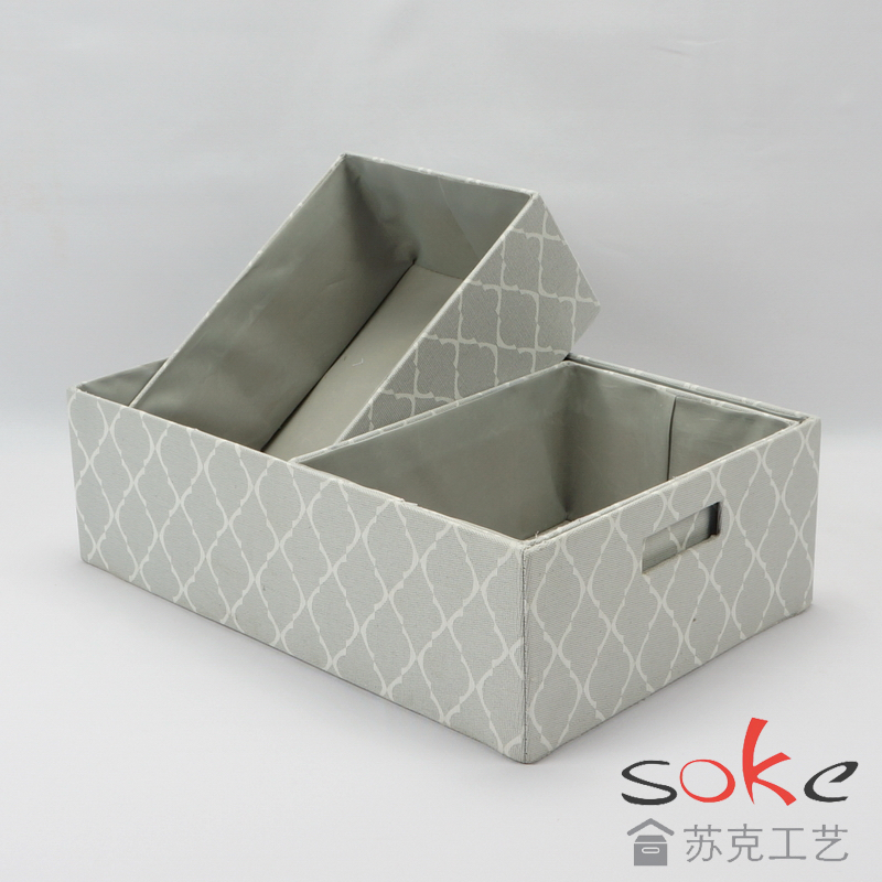 Canvas Fabric Stroage Basket, Boxes
