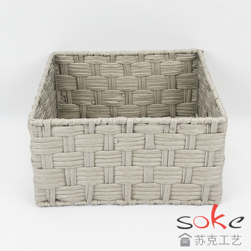 PE Rattan Woven Storage Basket