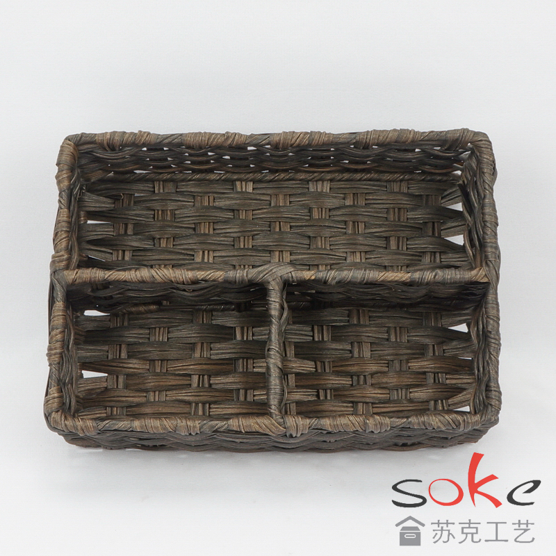 PE Rattan Woven Storage Basket