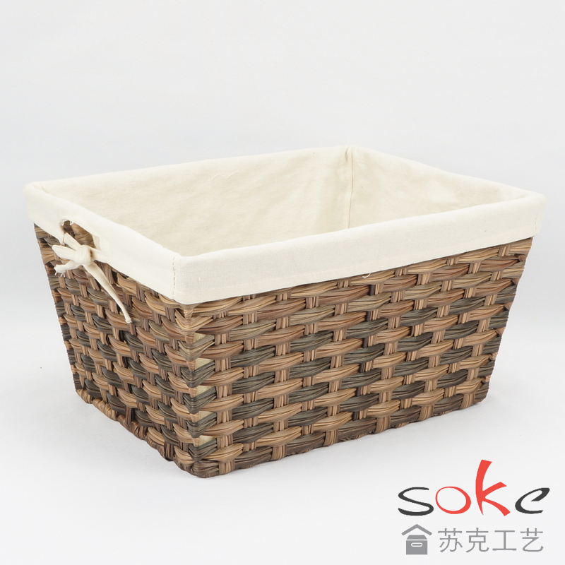 PE Rattan Woven Storage Basket